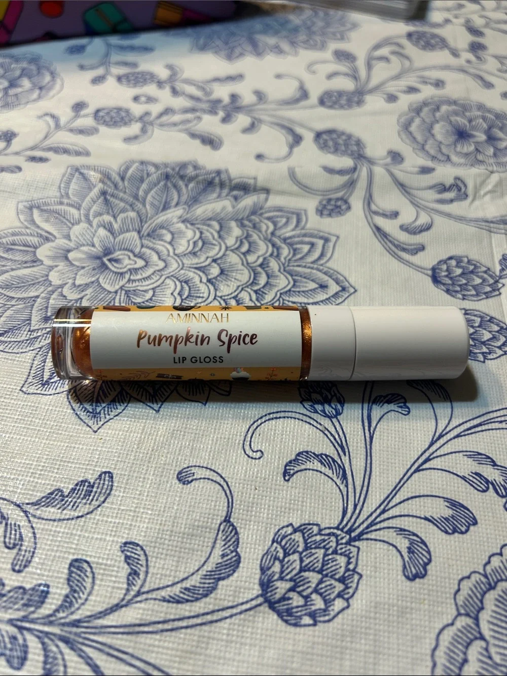 Pumpkin Spice Lip Gloss — Warm Copper Shine